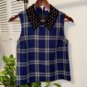 Juicy Couture Plaid Sleeveless Top - Size 0